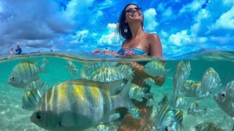 Passeio de Jangada &agrave;s Piscinas Naturais de Porto de Galinhas